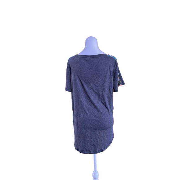 Women's PINK T-Shirt, L/G, Gray, Multicolor - Picture 3 of 4